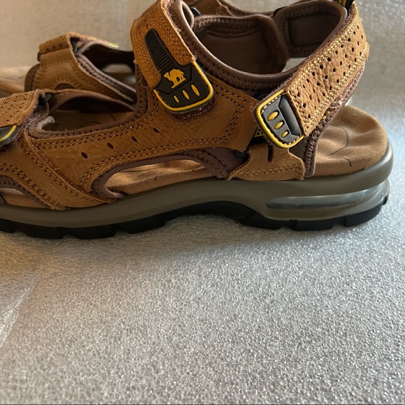 CAMEL CROWN Men's Leather Sandals for Hiking beach outdoors | Waterproof size 11 - Picture 11 of 15